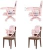 Chipolino Kinderstuhl Lollipop Sitzerhöhung Boostersitz Tisch abnehmbar klappbar rosa Baby Bild 4