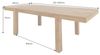 riess-ambiente Esstisch PURE 120-200cm natur - Mangoholz, ausziehbar, massiv, robust, Unikat (Einzelartikel, 1-St), verlängerbarer Wohnzimmertisch für 8+ Personen - ideal für Essbereich Bild 3