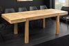 riess-ambiente Esstisch PURE 120-200cm natur - Mangoholz, ausziehbar, massiv, robust, Unikat (Einzelartikel, 1-St), verlängerbarer Wohnzimmertisch für 8+ Personen - ideal für Essbereich Bild 2