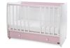 Lorelli Babybett Dream 60 x 120 cm umbaubar Schreibtisch Kinderbett Schaukelbett pink Bild 2