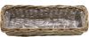 Rattan Pflanzkasten "Koboo Grey" 60 cm lang, grau, Balkonkasten, Blumenkasten für Draußen, Pflanzgefäß Bild 3