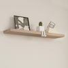 EUGAD Wandregal Wandboard 2er Set Hängeregal Holz Board Modern Eiche Gelb 25 x 23 x 3,8 cm 0112QJ-2 Bild 2