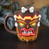 Crash Bandicoot 3D Tasse Uka Uka braun, handbemalt, aus Keramik, Fassungsvermögen ca. 315 ml. Bild 2