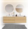 Badteppich COCO, 50x120 cm, Grau Bild 2