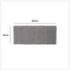 Badteppich COCO, 50x120 cm, Grau Bild 3