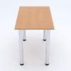 70x50 | Esszimmertisch - Esstisch - Tisch mit Chrombeinen - Küchentisch - Bürotisch | BAYERISCHE BUCHE Bild 5