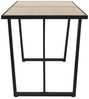 ML-DESIGN Esstisch Esszimmertisch Küchentisch Frühstückstisch für Küche & Esszimmer, Tisch in Eichen-Optik 140x70x75cm MDF/Stahl Bild 5