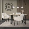 ML-DESIGN Esstisch Esszimmertisch Küchentisch Frühstückstisch für Küche & Esszimmer, Tisch in Eichen-Optik 140x70x75cm MDF/Stahl Bild 2