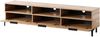 Selsey RIKKE - TV-Lowboard/TV-Tisch mit 3 offenen und 3 geschlossenen Fächern, 160 cm breit (Wotan Eiche Matt mit LED) Bild 5