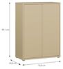 Schuhkommode >ALICE SPRINGS< in Buttergelb - 74,5x99,1x34,9cm (BxHxT) Bild 3
