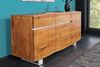 riess-ambiente Sideboard MAMMUT 135cm honigfarben (Einzelartikel, 1 St), Massivholz · Anrichte · Baumkante · Edelstahl · Kufen · Wohnzimmer Bild 2