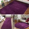 Carpettex 'Unicolor' Hochflor-Teppich, Höhe: 30 mm, Shaggy Langflor, Violett, 60 x 110 cm (Läufer) Bild 3