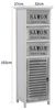 Rebecca Mobili Highboard, Schrank für Bad Küche, Weiß, Design Shabby, mit 3 Schubladen und 1 Tür, Wohneinrichtung – Maße: 102 x 32 x 27 cm (HxLxB) – Art. RE6089 Bild 3