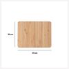 5five Simply Smart Badematte Kieselgur-Matte Bamboo, 45 x 35 cm, Kieselgur (Diatomit) Bild 3