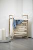 Wäschekorb aus Holz mit Stoffsack ACINA, 56 L, Wenko Bild 2