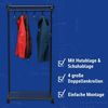 Maul Reihengarderobe Maulbolero Kleiderstange 74cm Hutablage schwarz Bild 5