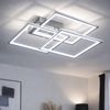LED Deckenleuchte, silber, warmweiß, L 48 cm, MANAS Bild 3