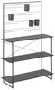 Dehner Pflanztisch Gartenarbeitstisch Provence, 100 x 40 x 160 cm, Metall, schwarz, hochwertiges Pflanzen Regal für Terrasse / Balkon Bild 2
