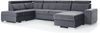 99rooms Asopo Wohnlandschaft Velours MONOLITH Gelb Rechts mit Bild 3