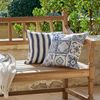 Mirabeau Kissenhülle Kissenhülle 2er Set Bourrignon blau/beige Bild 4