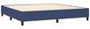 vidaXL Boxspringbett mit Matratze Blau 200x200 cm Stoff, Härtegrad: H2 [3141887] Bild 4