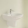 VILLEROY & BOCH O.NOVO Waschbecken Keramik 60 cm breit, Weiß, mit Überlauf, CeramicPlus Bild 2