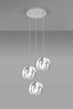 SOLLUX SL. 1084 Pendelleuchte TULOS 3P weiss Stahl 60W L: 30cm B: 30cm H: 117cm dimmbar Bild 3