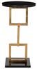 Safavieh Akzenttisch, Metall, Gold/schwarz marmorplatte, 31 x 31 x 58.92 cm Bild 4