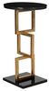 Safavieh Akzenttisch, Metall, Gold/schwarz marmorplatte, 31 x 31 x 58.92 cm Bild 1