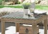 Destiny Beistelltisch MERANO, 46x46x50cm, Aluminium, Polyrattan Bild 2