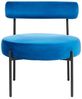 Sessel ALPHA Samtstoff Marineblau Bild 4