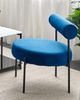 Sessel ALPHA Samtstoff Marineblau Bild 2