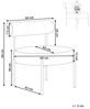 Sessel ALPHA Samtstoff Marineblau Bild 3