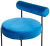Sessel ALPHA Samtstoff Marineblau Bild 5