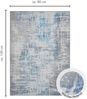 LUXOR Living Teppich Punto creme-blau, 80 x 150 cm Bild 3