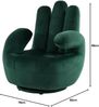 Fingersessel Samt CATCHY - Drehbar - Tannengrün Bild 3