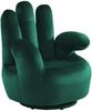 Fingersessel Samt CATCHY - Drehbar - Tannengrün Bild 5