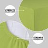 CelinaTex Jersey Spannbettlaken Lucina für Kids 60x120-70x140 cm grün 100% Baumwolle gekämmt superweich Oeko-TEX Bild 4