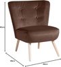 Sessel Kassi Bezug Samtvelours Buche natur / braun 22369 Bild 2