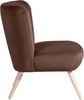 Sessel Kassi Bezug Samtvelours Buche natur / braun 22369 Bild 4