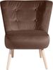 Sessel Kassi Bezug Samtvelours Buche natur / braun 22369 Bild 3