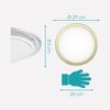 Eglo 83157 Wandleuchte/Deckenleuchte PLANET 1 messing, E27 max. 1X40W Bild 5