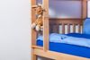 Etagenbett 'Mario' 90x200 cm, natur, Buche massiv, inkl. Rollroste Bild 3