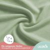 Laleni 2er-Set Jersey Spannbettlaken Beistellbett und Wiege 55x90 cm - Oeko-Tex Zertifiziert, 100% Baumwolle, atmungsaktives Spannbetttuch für Baby, 135 g/m², Summer Green - grün Bild 5