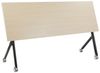Zusammenklappbarer Schreibtisch mit Rädern Heller Holzfarbton BENDI Bild 5