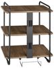 Maclean MC-978 Stilvolles Regal mit 3 Ebenen, Aufbewahrungsregal, Lagerregal, Max. Belastung 90kg, 454x400x496mm, Kabelmanagment, Ideal für Wohnzimmer Bild 4