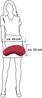 Kissenhülle Niere ca. 25x45 cm braun-beige beties "Samt&Sonders" Bild 3