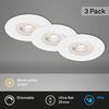 Briloner 3er Set LED Einbauleuchte Kulana weiß Ø 9 cm warmweiß dimmbar Bild 2