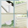 Plisseerollo ohne Bohren Klemmfix 50x120 cm(BxH) Beige Jalousie Sonnenschutz Easyfix Faltrollo Lichtdurchlässig Rollo für Fenster & Tür Bild 4