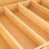 axentia Besteckkasten, Bambus, 5 - 7 Fächer, ca. 31-48,5 x 5,5 x 37 cm, Holzfarben Bild 5